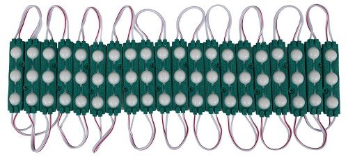 3 LED Strips 12V Waterproof 5630/5730 LED SMD Injection Module with Defuser (Pack of 20 Module-Green) Image 