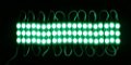 3 LED Strips 12V Waterproof 5630/5730 LED SMD Injection Module with Defuser (Pack of 20 Module-Green) Image 