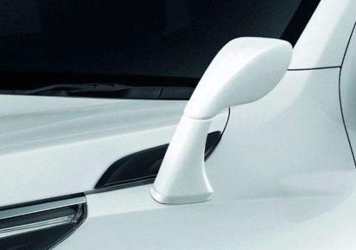 Car Bonnet Fender Side Mirror Wide Angle View for Toyota Fortuner New - White Image