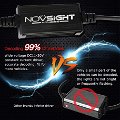 NOVSIGHT HB4/9006 LED Headlight Bulbs TX SMD LED Chips All-in-One Conversion Kit 6000K Cool White 90W/Set 15000LM (7500LMx2) Image 