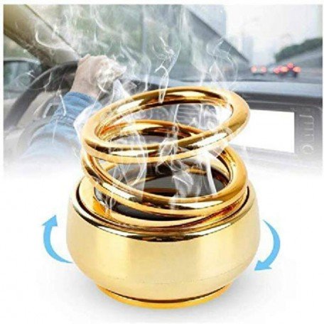 Car Decoration Air Freshener Fragrance Automatic (Golden) Image 