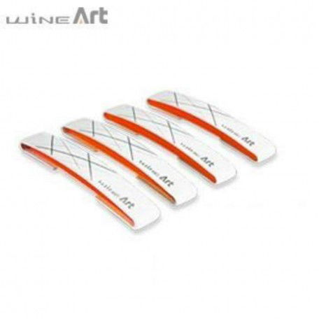 Wine Art Car Door Guard/Car Door Scratch Protector (Made in Korea) (White) Image