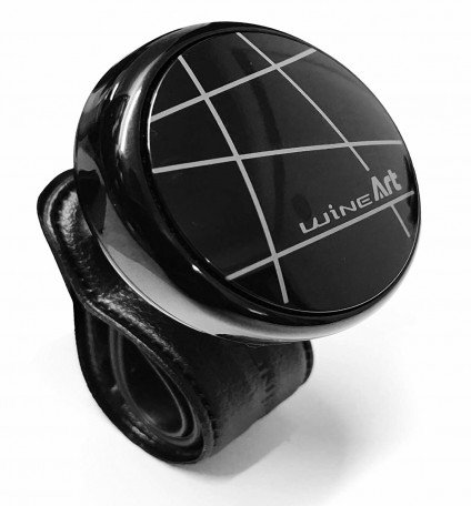 Wineart Premium Quality Power Handle Steering Wheel Spinner Knob (Black) for all Cars Image