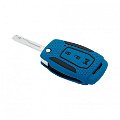 Silicone Key Cover for Mahindra XUV300, Alturas G4 flip Key (Blue) Image 