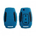 Silicone Key Cover for Mahindra XUV300, Alturas G4 flip Key (Blue) Image 