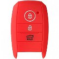  Silicone Key Cover for Kia Seltos 3B Smart Key (Red) Image 