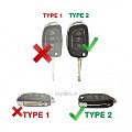 Silicone Key Cover for Hyundai Creta, i20 Active, i20 Elite,Aura flip Key (Black) Image 