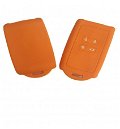  Silicone remote key case cover for renault koleos kadjar Orange (pack of 1) Image 