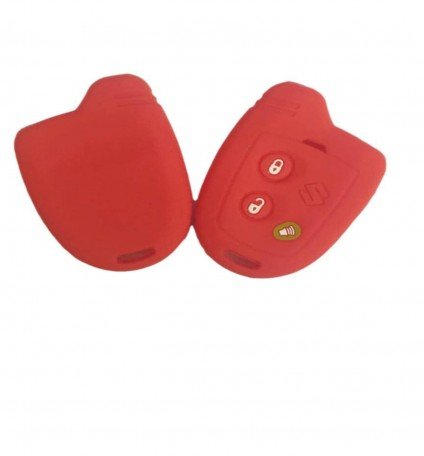  Silicone key cover for maruti suzuki nippon remote (Red,pack of 1) Image 
