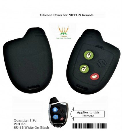  Silicone Key Cover For Maruti Suzuki Nippon Remote (Pack of 1) Image