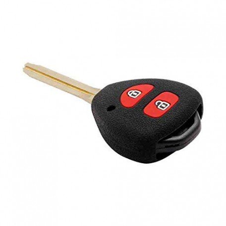Silicone Key Cover for Toyota Innova, Fortuner 2 Button Remote Key