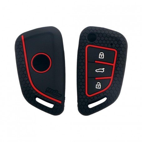 Silicone Key Cover fit for B29 Model Universal Remote flip Key (Black) Image