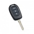 Silicone Key Cover fit for 3 Button Remote Key Renault Duster 2020 (Black) Image 