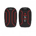 Silicone Key Cover fit for 3 Button Remote Key Renault Duster 2020 (Black) Image 