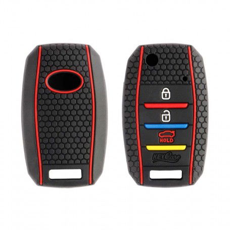 Silicone Key Cover for Kia Seltos flip Key (Non Push Button Start Models only) Image