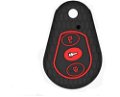 Silicone Key Cover for Mahindra Scorpio Remote with Keyring (Black) Image 
