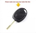 Silicone Key Cover for Fiesta, Fusion, Figo 3 Button Remote Key (Black,Pack of 1) Image 