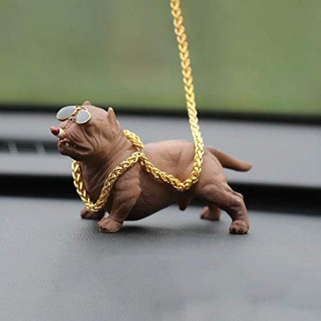 Bully Dog Car Dashboard Decors Toy Bulldog Brown, 135x 65x 75mm (Brown) Image
