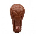 Leather Car Shifter Gear Shift Knob Skid Proof Cover Protection Tan Color Image 