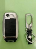 Metal key Shell For KIA SELTOS, SONET (3 Button FLIP Folding Key Image 