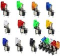20 Ampere Brighten Blue cover aircraft/rocket style led toggle switch (pack of 1) Image 