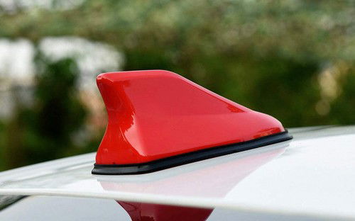 ER Universal Shark fin Replacement Signal Receiver Antenna (Red)