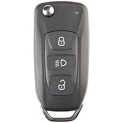 Duo Style Key Cover for Altroz, Harrier, Zest, Bolt, Tiago, Tigor flip Key (3 Button Flip Key, Red/Blue