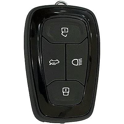 Duo Style Key Cover for Nexon, Harrier, Safari, Altroz, Tigor, Punch, Safari Gold Smart Key (4 Button Smart Key, Red/Blue)