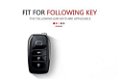 TPU Carbon Fiber Style Car Key Cover Compatible With Toyota Smart Key (Gold Black) Image 
