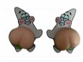Car Door Rubber Cute Sticker Door Opening Anti-Scratch Wipe Protector for All Cars (Pattrick Style, Mobiles, Doors Pack of 2) Image 