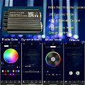 Bluetooth 16W RGBW Starlight APP/Remote Music Mode LED Fiber Optic Light Star Ceiling Light Kit for Car Home Ceiling Decoration, PMMA Plastic 8858ft(2700m)/roll Diameter 0.2d B/m(0.75mm) Image 