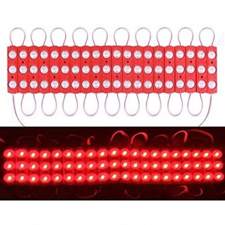 3 LED strips 12V Waterproof 5630/5730 LED SMD Injection module  eye (Red) Image