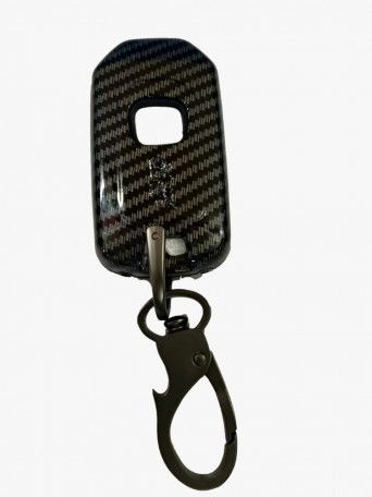 Metal Key Shell Compatible with Compatible for City, WR-V flip Key(Black. 1 Piece)