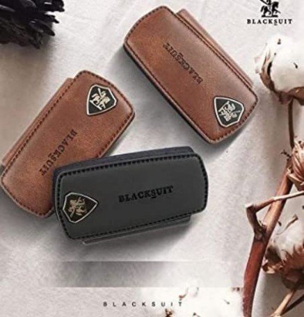 Blacksuit Smart Key Case, Optimized for Ring Smart Keys, One-Touch Magnetic Cover fit for Smart Keys and Flip Keys(Black) Image 