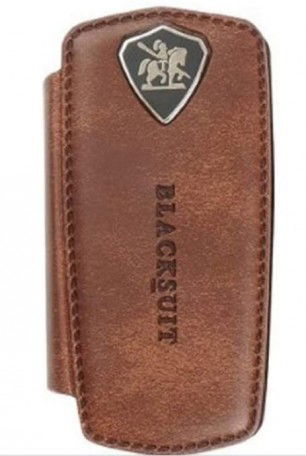 Blacksuit Smart Key Case, Optimized for Ring Smart Keys, One-Touch Magnetic Cover fit for Smart Keys and Flip Keys(Brown) Image 