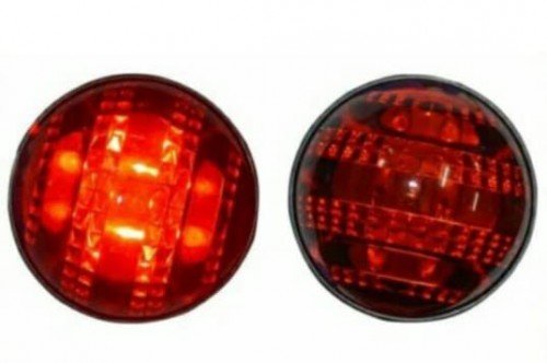 Solar Rear Reflector BUMPER Rear Arising Lights Compatible for Toyota Fortuner Old Type 1 Image
