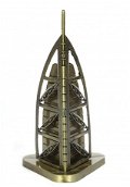 Burj-Al-Arab Miniture Model for Home Decoration Figurines Creative Retro Ornament Statue Desk Decor Gift Image 