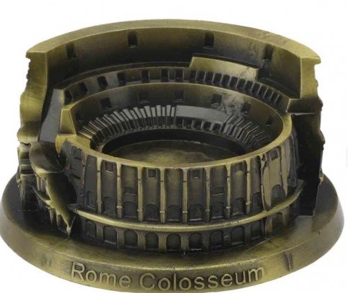 Lilone Colosseum Miniture Model for Home Decoration Figurines Creative Retro Ornament Statue Desk Decor Gift