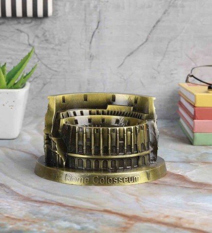 Lilone Colosseum Miniture Model for Home Decoration Figurines Creative Retro Ornament Statue Desk Decor Gift Image