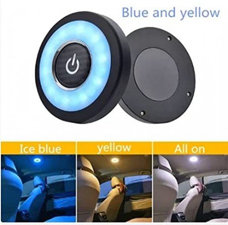 Car Accessories Car Interior Ornament Touch Type Night Light Car Roof Ceiling Magnet Lamp Automobile Car Interior Reading Light Image 