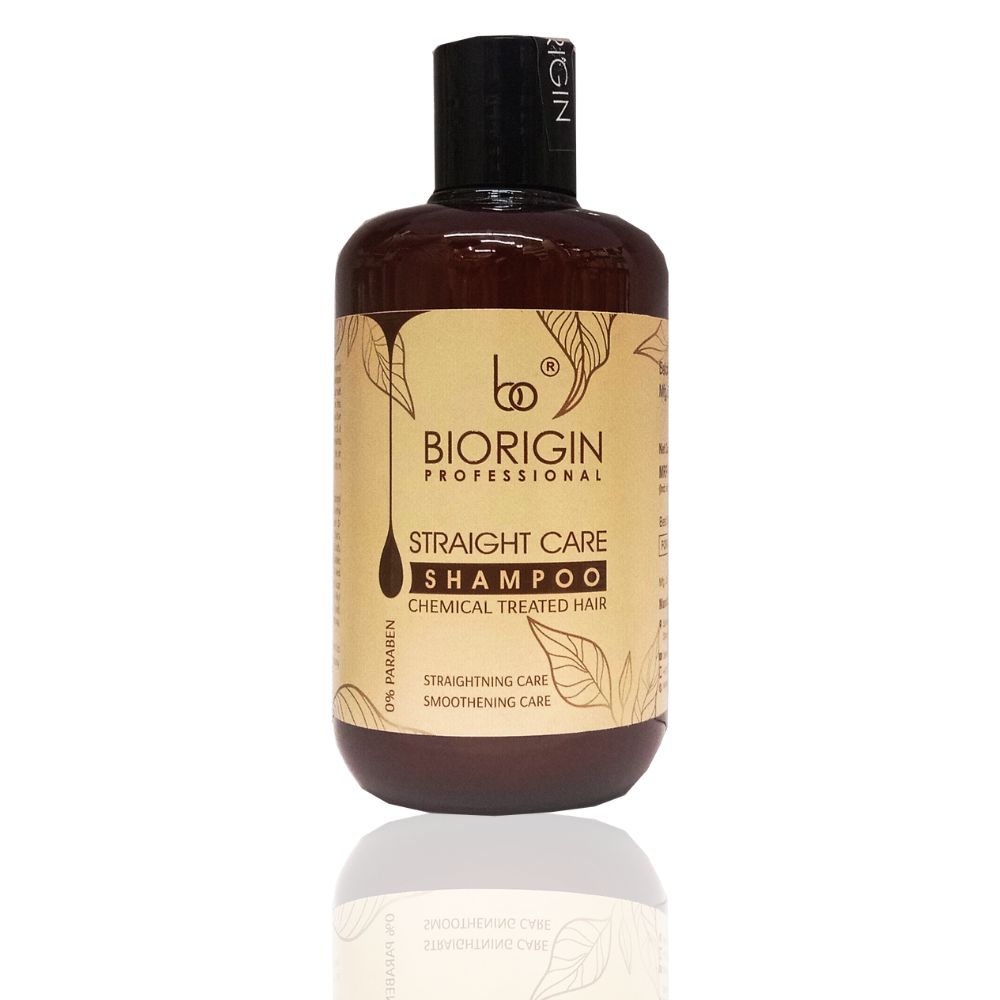 Biorigin Straight Care Shampoo 500ml – For Chemically Treated & Damaged Hair Image