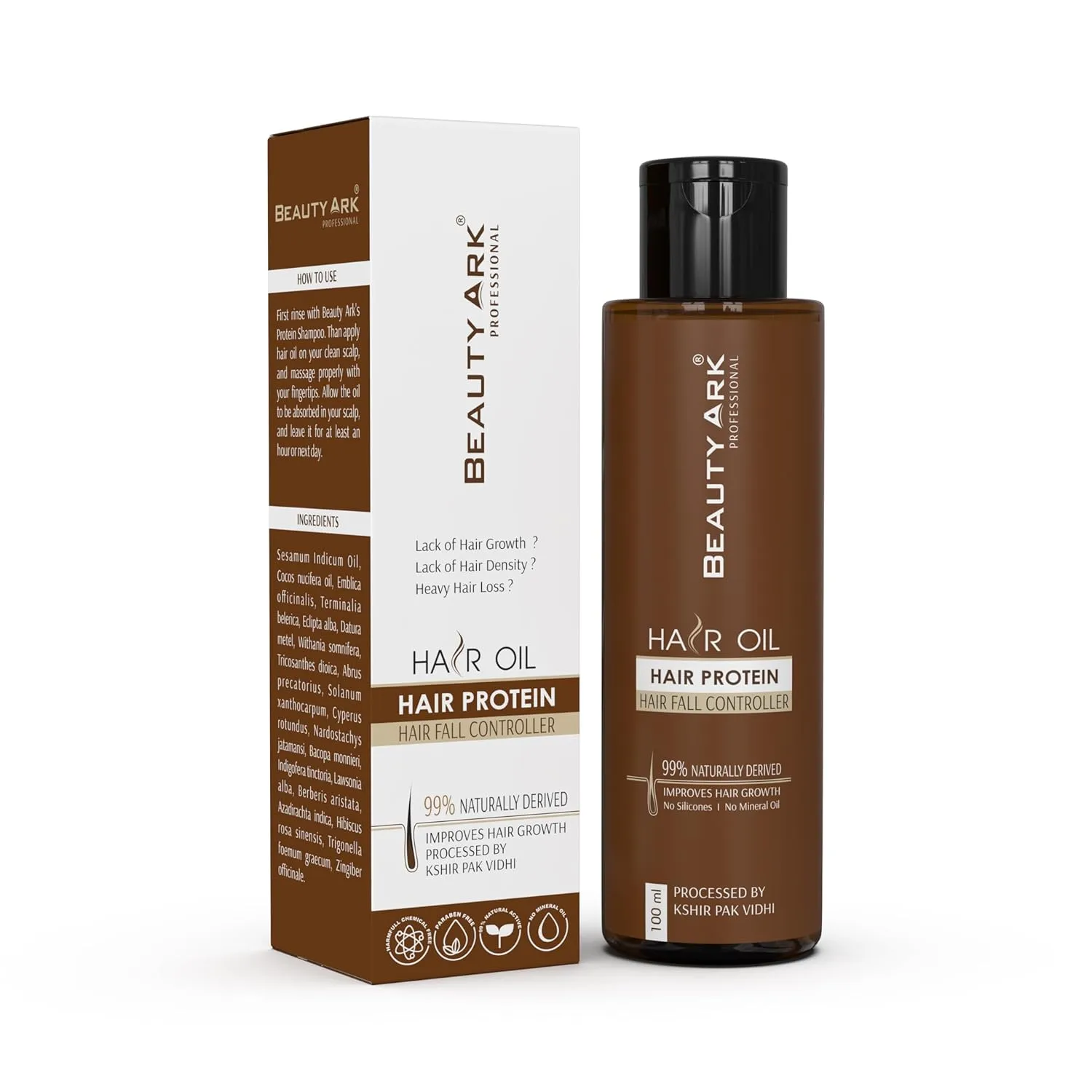 Beauty Ark Hair Protein Oil – 100ml | For Strong, Healthy & Voluminous Hair Image