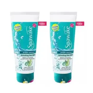Spawake pimple solution refreshing face wash 100ml pack of 2  for Acne control Image
