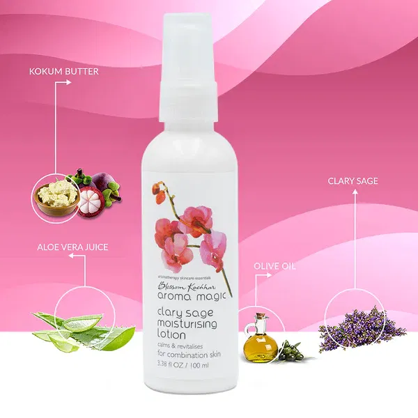 Aroma Magic Clary Sage Moisturising Lotion 100ml – Hydrate & Revitalise Skin Image