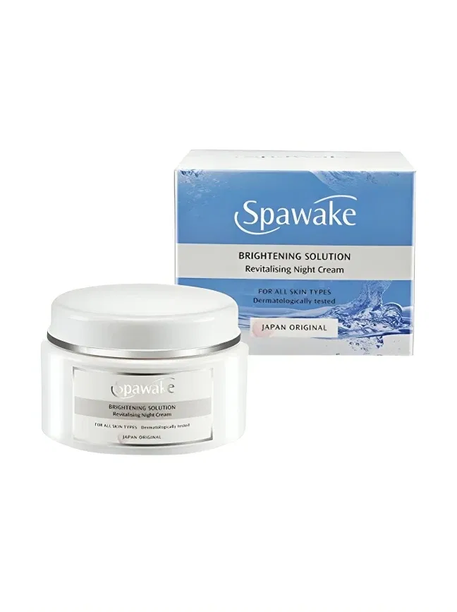 Spawake Brightening Night Cream – 50gm, Enriched with sea minerals, Vitamin C, and algae extracts Image
