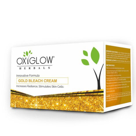 OxyGlow Herbals Radiance Boost Gold Bleach Cream – 300gm Image