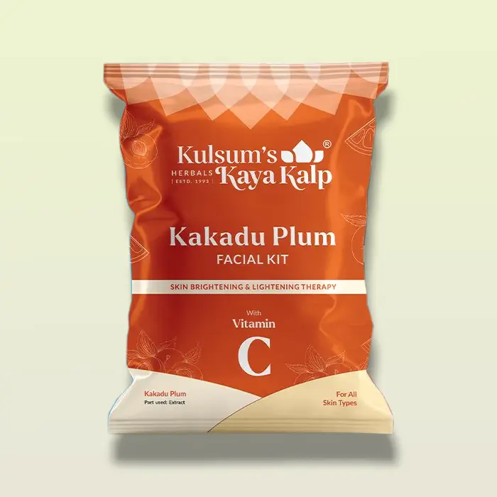 Kulsum's Kaya Kalp Kakadu Plum Vitamin C Facial Kit – Single Use, 6-Step Radiance Boosting Facial Image