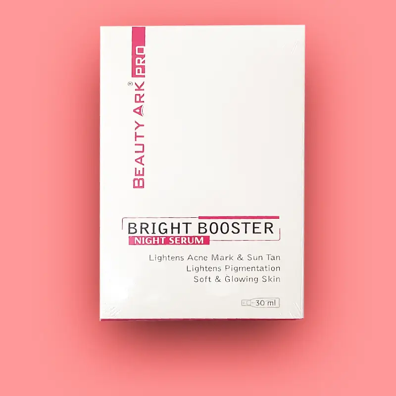 Beauty Ark Bright Booster Night Serum – 30ml | For Pigmentation, Acne Marks & Radiant Glow Image