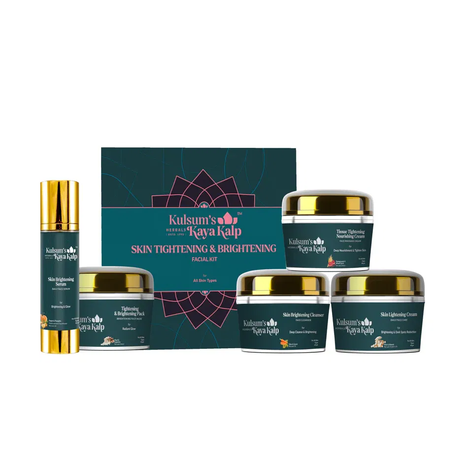 Kulsum's Kaya Kalp Skin Tightening and Brightening Facial Kit – Herbal Glow & Firmness Image