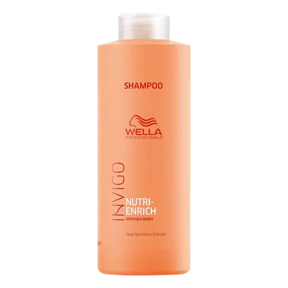 Wella Professionals Invigo Nutri-Enrich Shampoo | Deep Nourishment for Dry & Damaged Hair | 1000ml Image